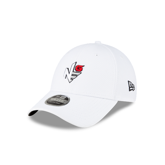 New Era Golf White 9FORTY Stretch-Snap Hat - New Era Cap