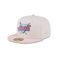 Just Caps Stone Pink Los Angeles Angels 59FIFTY Fitted Hat