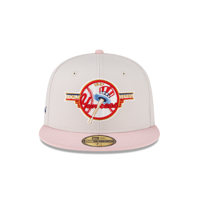 Just Caps Stone Pink New York Yankees 59FIFTY Fitted Hat – New Era Cap