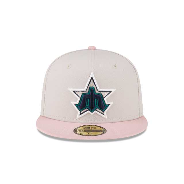 Just Caps Stone Pink Seattle Mariners 59FIFTY Fitted Hat