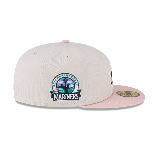 Just Caps Stone Pink Seattle Mariners 59FIFTY Fitted Hat