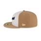Just Caps Khaki Atlanta Braves 59FIFTY Fitted Hat