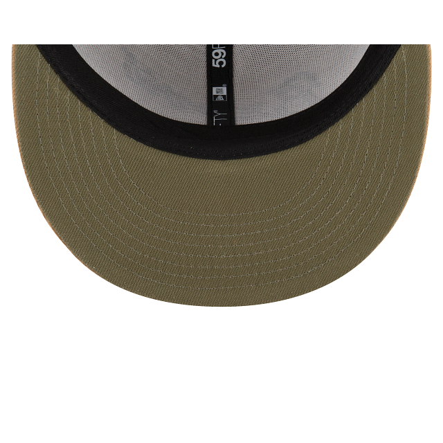 Just Caps Khaki Atlanta Braves 59FIFTY Fitted Hat – New Era Cap