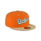 Just Caps Orange Popsicle Los Angeles Dodgers 59FIFTY Fitted Hat
