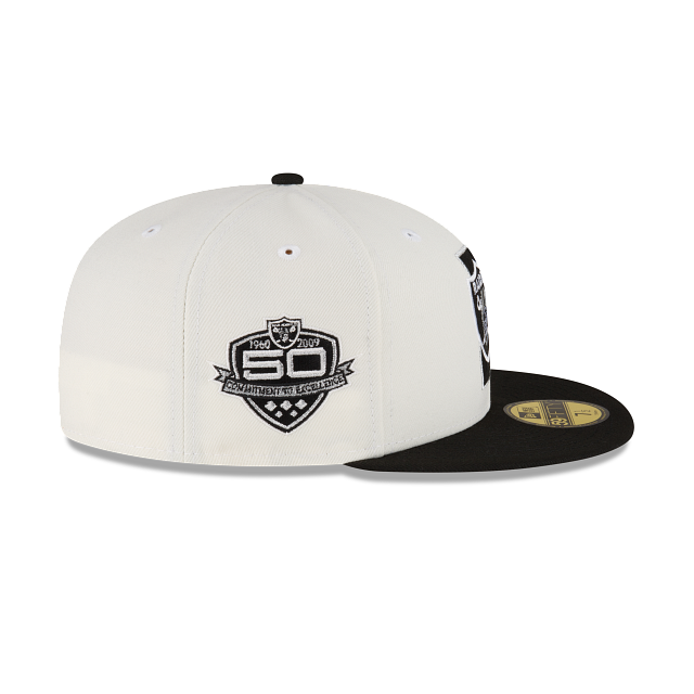 New Era 59Fifty Las Vegas Raiders City Original Hat - White, Black