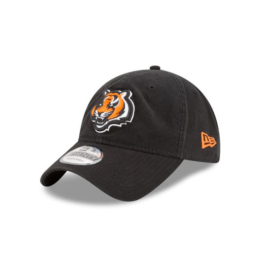 Cincinnati Bengals Core Classic Black 9TWENTY Adjustable Hat - New Era Cap