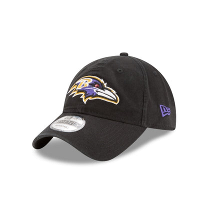 Baltimore Ravens Core Classic Black 9TWENTY Adjustable Hat