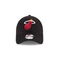 Miami Heat Core Classic Black 9TWENTY Adjustable Hat