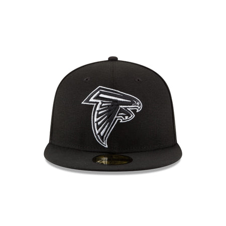 Atlanta Falcons Black & White 59FIFTY Fitted Hat