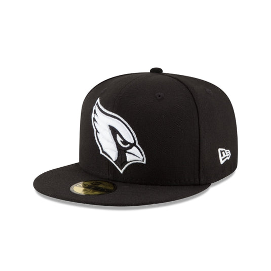 Arizona Cardinals Black & White 59FIFTY Fitted Hat - New Era Cap