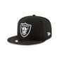 Las Vegas Raiders Black & White 59FIFTY Fitted