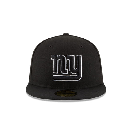 New York Giants Black & White 59FIFTY Fitted Hat