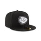 Kansas City Chiefs Black & White 59FIFTY Fitted Hat