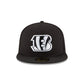 Cincinnati Bengals Black & White 59FIFTY Fitted