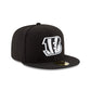 Cincinnati Bengals Black & White 59FIFTY Fitted