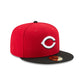 Cincinnati Reds Authentic Collection Road 59FIFTY Fitted Hat