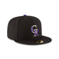 Colorado Rockies Authentic Collection 59FIFTY Fitted Hat