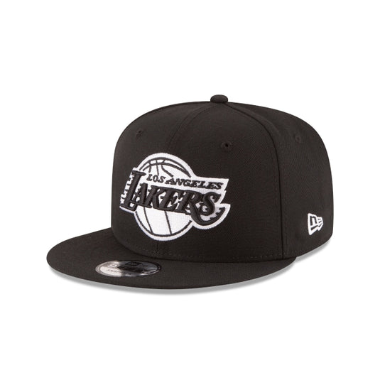 Los Angeles Lakers Basic Black 9FIFTY Snapback Hat - New Era Cap