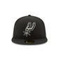 San Antonio Spurs Team Color 59FIFTY Fitted Hat