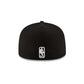 Miami Heat Black & White 59FIFTY Fitted Hat
