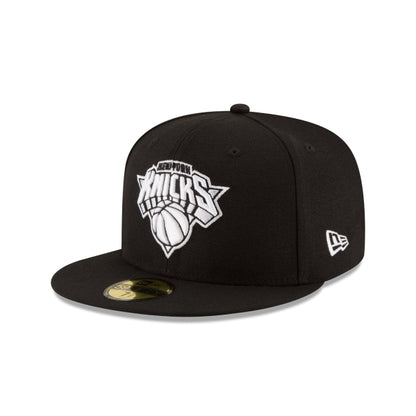 New York Knicks Black & White 59FIFTY Fitted