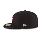 Chicago Bulls Team Color Black 59FIFTY Fitted Hat