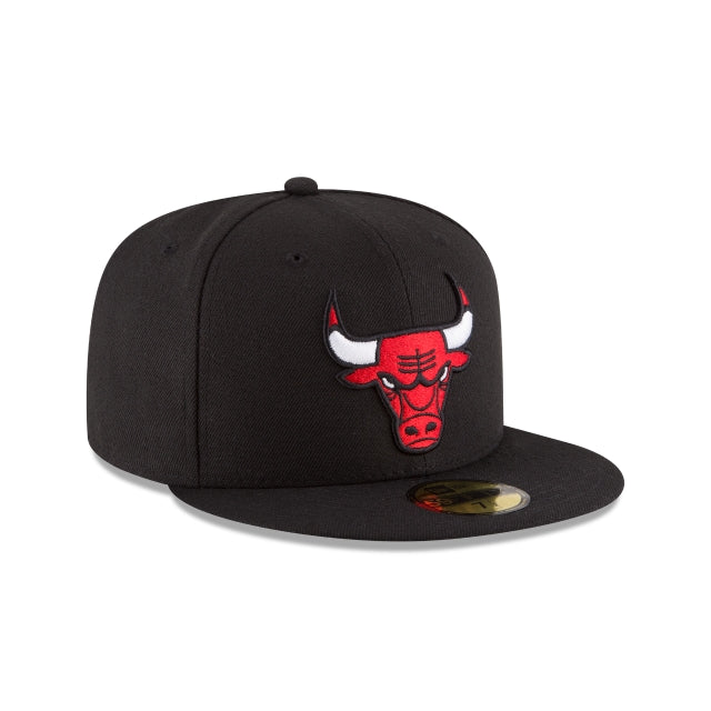 Chicago Bulls Team Color Black 59FIFTY Fitted Hat – New Era Cap