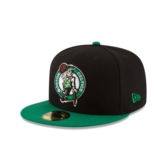 Boston Celtics 2Tone Black 59FIFTY Fitted Hat - New Era Cap