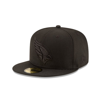 Arizona Cardinals Black On Black 59FIFTY Fitted Hat