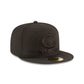 Chicago Bears Black On Black 59FIFTY Fitted Hat