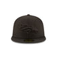 Denver Broncos Black On Black 59FIFTY Fitted Hat