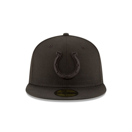 Indianapolis Colts Black On Black 59FIFTY Fitted Hat