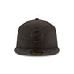 Miami Dolphins Black On Black 59FIFTY Fitted Hat