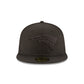New England Patriots Black On Black 59FIFTY Fitted Hat