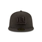 New York Giants Black On Black 59FIFTY Fitted Hat