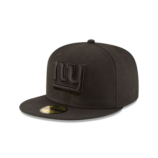 New York Giants Black On Black 59FIFTY Fitted Hat - New Era Cap