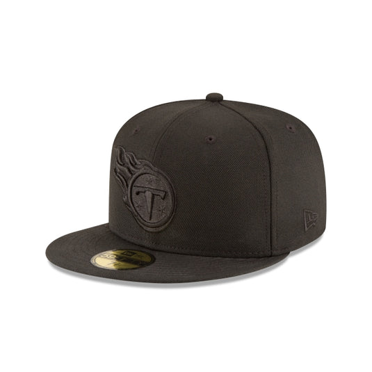 Tennessee Titans Black On Black 59FIFTY Fitted Hat - New Era Cap