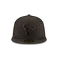 Houston Texans Black On Black 59FIFTY Fitted