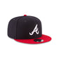 Atlanta Braves Team Color Basic 9FIFTY Snapback Hat