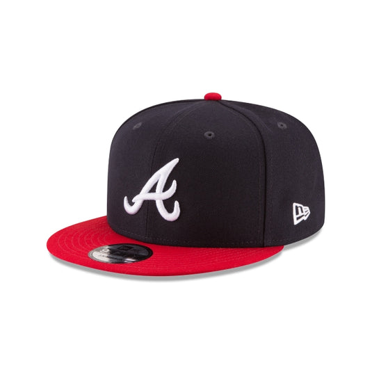 Atlanta Braves Team Color Basic 9FIFTY Snapback Hat - New Era Cap