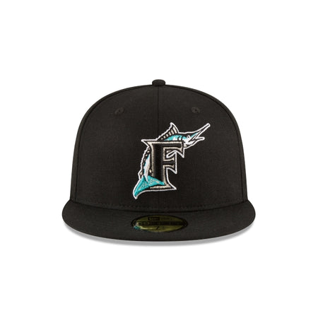 Florida Marlins World Series Black Wool 59FIFTY Fitted Hat