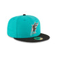 Florida Marlins World Series Teal Wool 59FIFTY Fitted Hat