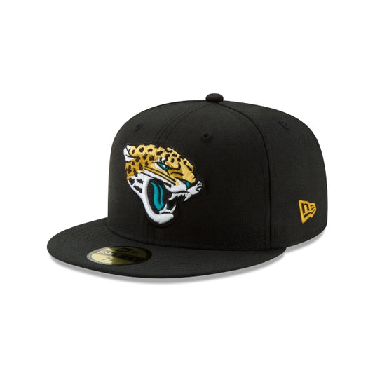 Jacksonville Jaguars Black 59FIFTY Fitted Hat - New Era Cap