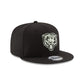 Chicago Bears Black and White 9FIFTY Snapback