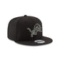 Detroit Lions Black and White 9FIFTY Snapback Hat
