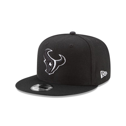 Houston Texans Black and White 9FIFTY Snapback Hat