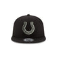 Indianapolis Colts Black and White 9FIFTY Snapback Hat