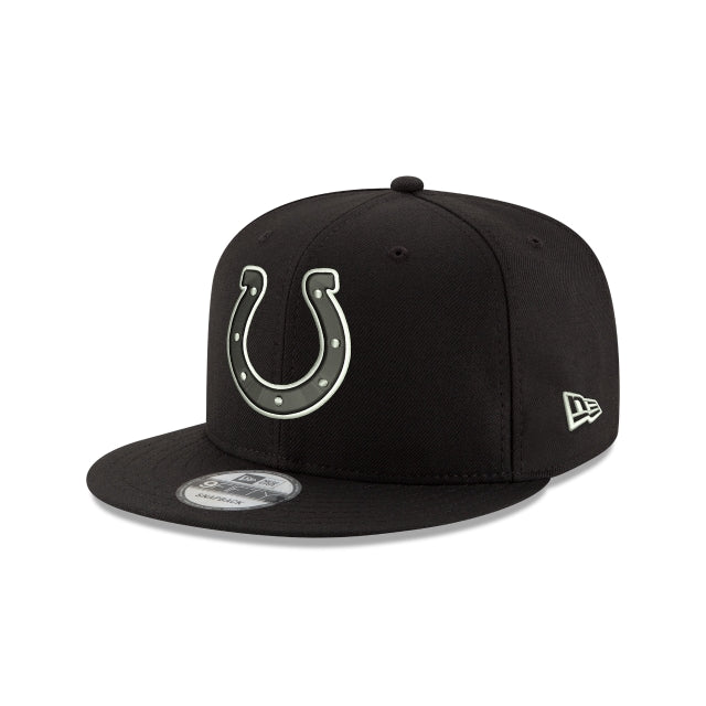 Indianapolis Colts Black and White 9FIFTY Snapback Hat – New Era Cap