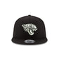 Jacksonville Jaguars Black and White 9FIFTY Snapback Hat