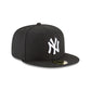New York Yankees Black and White Basic 59FIFTY Fitted Hat